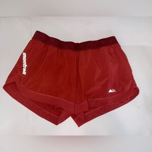 Columbia Women's running shorts, size large, color: Orange